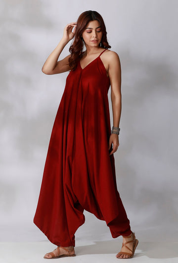 Cotton Balloon Jumpsuit